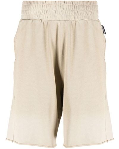 Izzue Gradient-effect Track Shorts - Natural