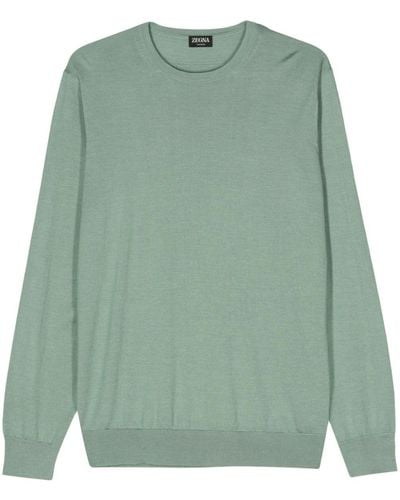 Zegna Fine-knit Sweater - Green