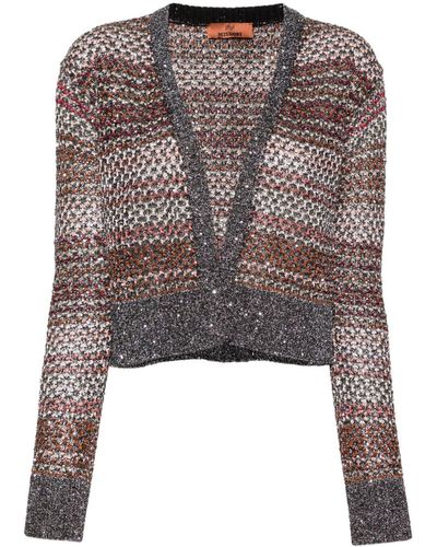 Missoni Cardigan mit Pailletten - Schwarz