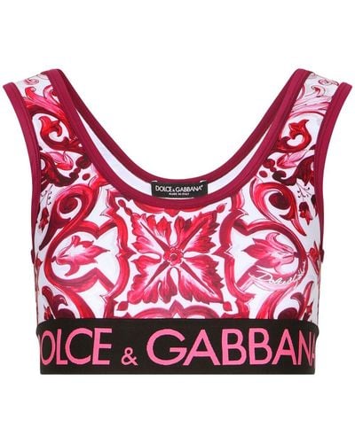 Dolce & Gabbana Cropped Top - Rood