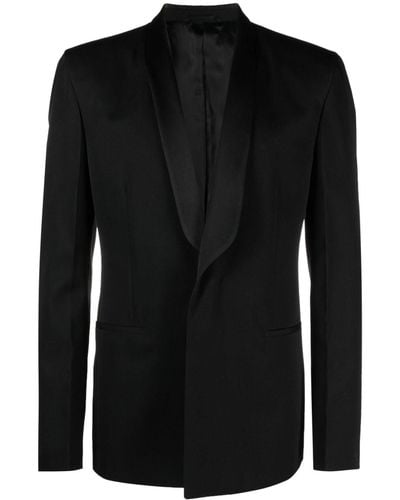 Givenchy Blazer en laine à revers pointus - Noir