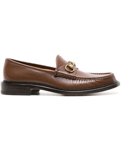Gucci Loafer With Horsebit - Brown