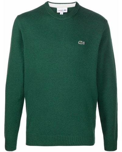 Lacoste Logo Embroidered Jumper - Green