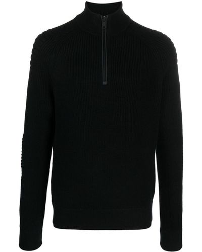 RLX Ralph Lauren High-neck Wool Jumper - Black