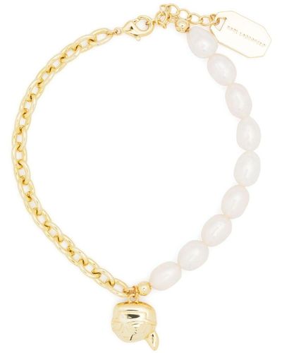 Karl Lagerfeld K/ikonik 2.0 Pearls Bracelet - White