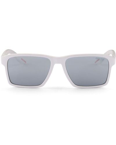 Prada Linea Rossa Square-frame Sunglasses - Gray