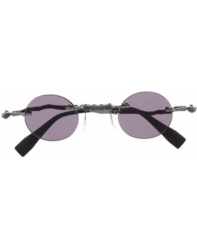 Kuboraum Mask H42 Round Frame Sunglasses - Black