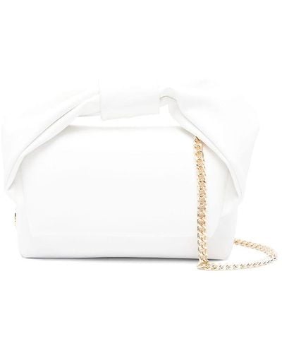Liu Jo Mini Handtasche mit Logo-Anhänger - Weiß