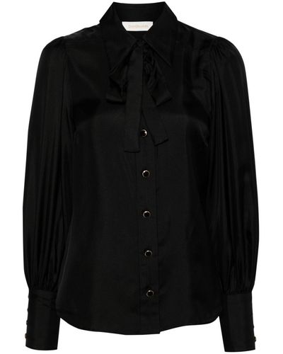 Zimmermann Natura silk blouse - Schwarz