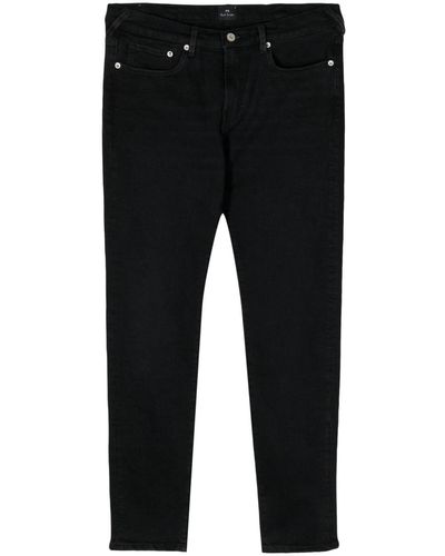 PS by Paul Smith Low-rise Straight-leg Jeans - Black