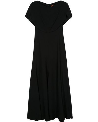 Colville Full Moon Satin Maxi Dress - Black