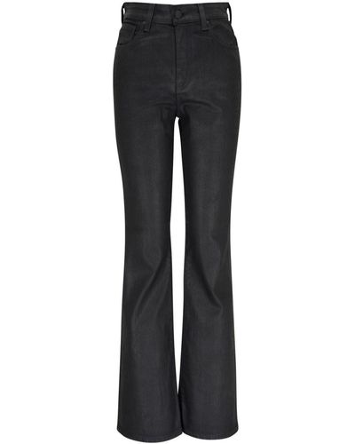 AG Jeans High-rise Flared Jeans - Black