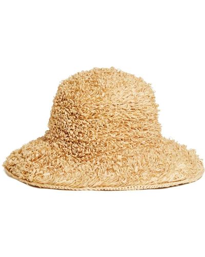 Alanui A Love Letter To India Raffia Hat - Natural