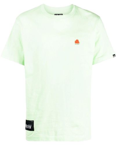 Izzue T-shirt à patch logo - Vert