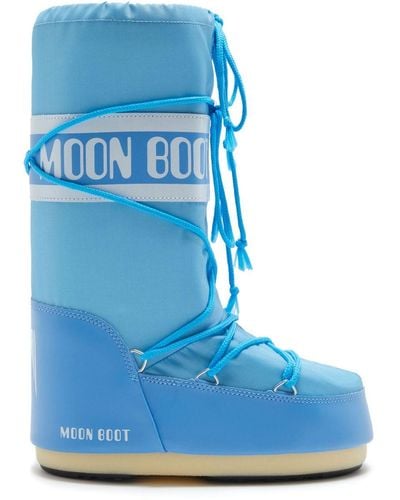 Moon Boot Après-ski à logo Icon Low - Bleu