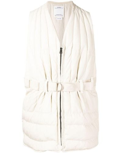 Visvim Gilet matelassé à taille ceinturée - Neutre