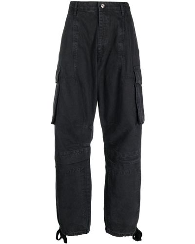 Moschino Cago-pocket Cotton Track Trousers - Blue