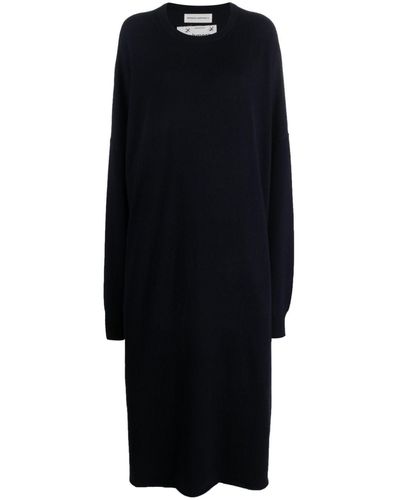 Extreme Cashmere Gebreide Maxi-jurk - Zwart