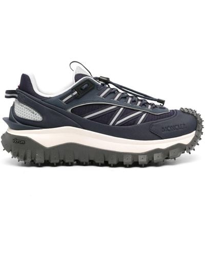 Moncler Trailgrip Panelled Trainers - Blue