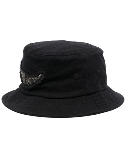 Zadig & Voltaire Wings-patch Cotton Bucket Hat - Black