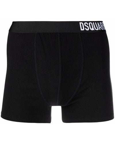 DSquared² Boxer con stampa - Nero