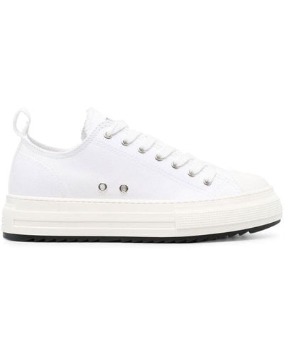 DSquared² Sneakers Met Plateauzool - Wit