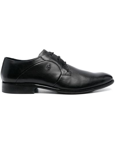 Bugatti Mansueto Flex Leather Oxford Shoes - Black