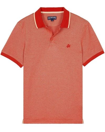 Vilebrequin Palatin Piqué Polo Shirt - Orange