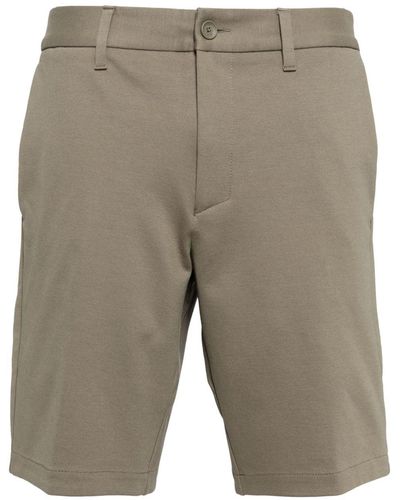 BOSS Logo-print Bermuda Shorts - Grey