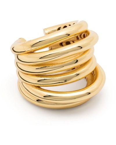 FEDERICA TOSI Ale Gold-plated Ring - Metallic