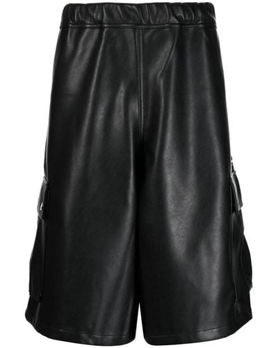 GmbH Knee-length Cargo Shorts - Black