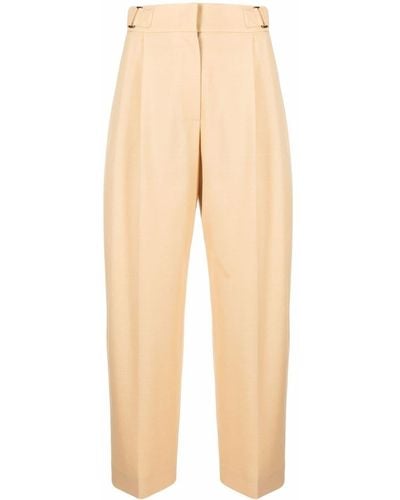 Rejina Pyo High-waisted Tailored Cropped Trousers - Yellow