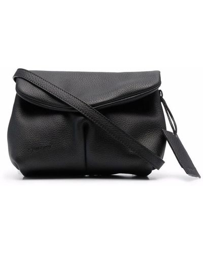 Marsèll Pebbled Leather Crossbody Bag - Black