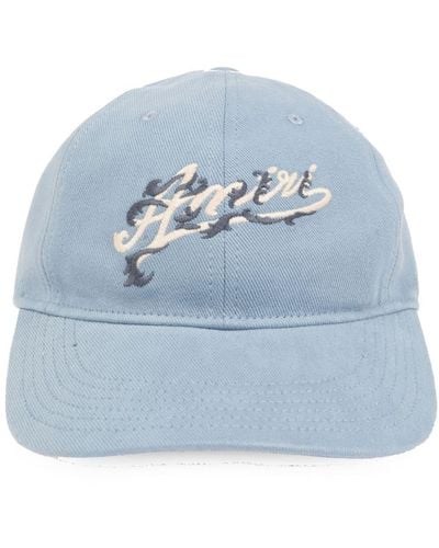 Amiri Cappello da baseball con ricamo - Blu