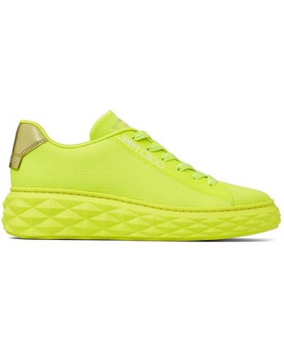 Jimmy Choo Diamond Light Sneakers - Yellow