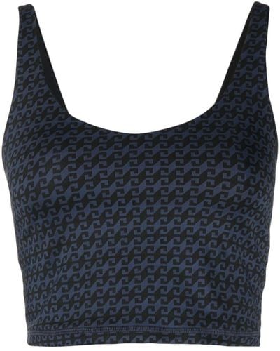 The Upside Graphic-print Tank Top - Blue