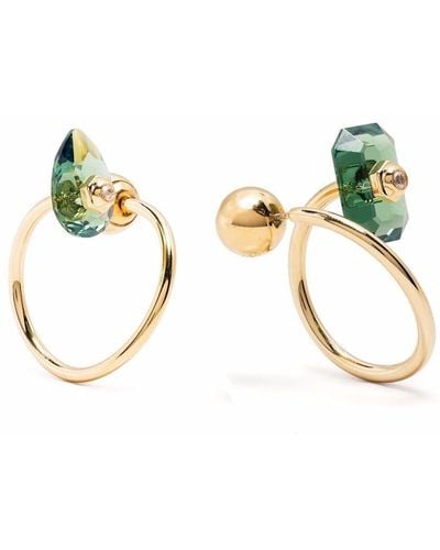 Swarovski Numina Crystal-embellished Earrings - Metallic