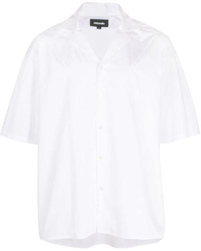 Ahluwalia Robyn Hemd aus Bio-Baumwolle - Weiß