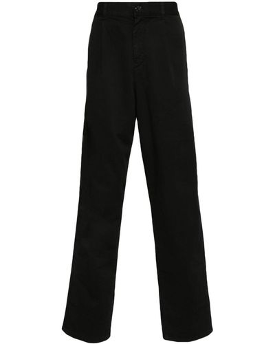 Missoni Embroidered-motif Chino Trousers - Black