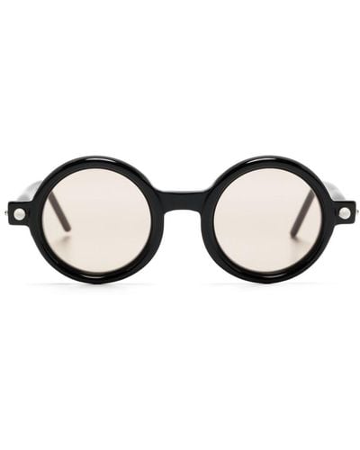 Kuboraum P1 Round-frame Sunglasses - Black