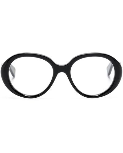 Chloé ラウンド眼鏡フレーム - ブラック