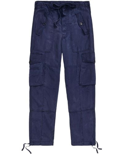 Polo Ralph Lauren Pantalon fuselé à poches cargo - Bleu