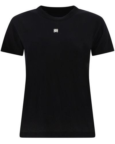 Givenchy 4g-motif Cotton T-shirt - Black