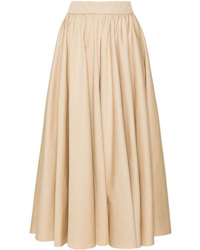 Patou Pleated Skirt - Natural