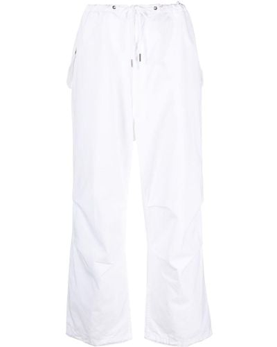 DARKPARK Pantalones de chándal con cordones - Blanco