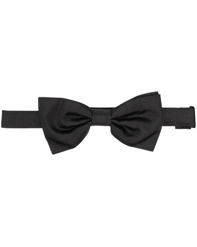 Philipp Plein Silk Bow Tie - Black