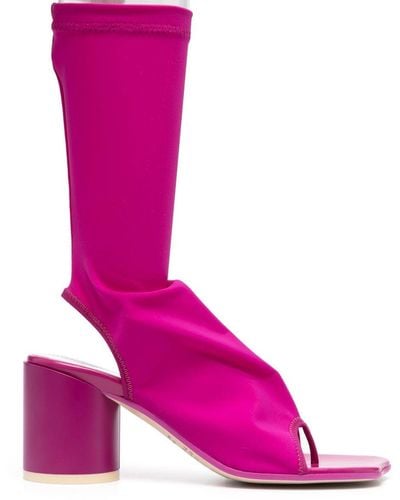 MM6 by Maison Martin Margiela Slip-on Sock-style Boots - Pink