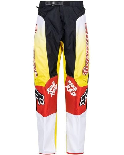 Supreme Pantaloni da moto Fox Racing x Honda - Rosso