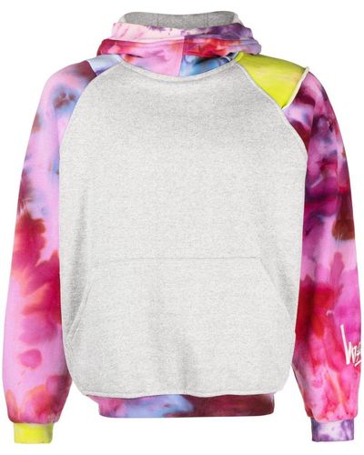 Stain Shade X Peter Simmonds Panelled Cotton Hoodie - Pink