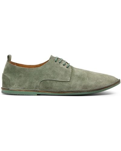 Marsèll Derby-Schuhe aus Wildleder - Grün